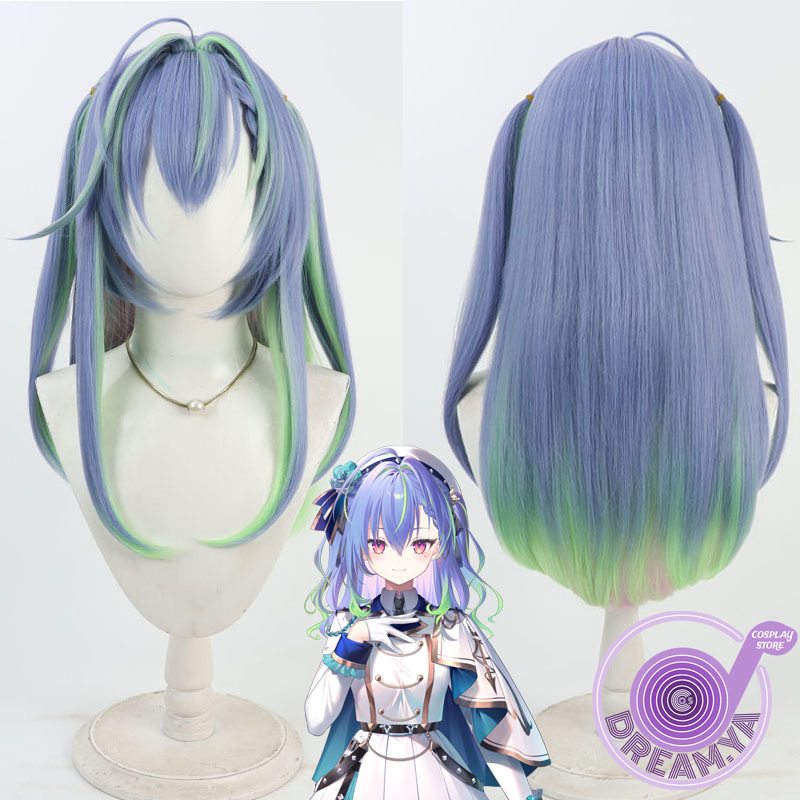 Synthetic Wigs - Suzumi Nemo Cosplay Wig Vtuber Blue